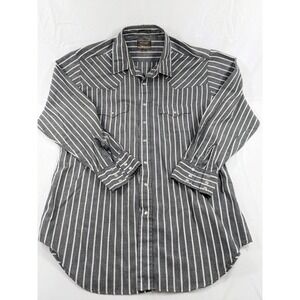 Vintage Outlaw Western Wear Men's L/S Pearl Snap Shirt - Sz XLT XLong Tails